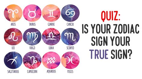 what sign am i test.